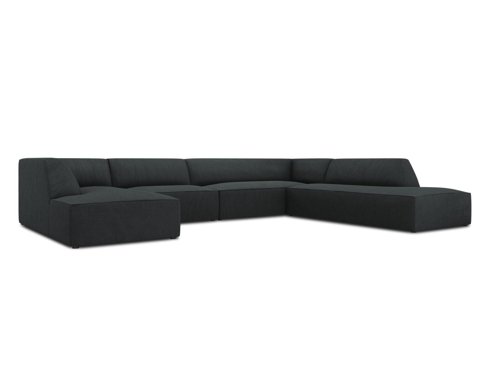 Panoramic Right Corner Sofa, "Ruby", 7 Seats, 366x273x69