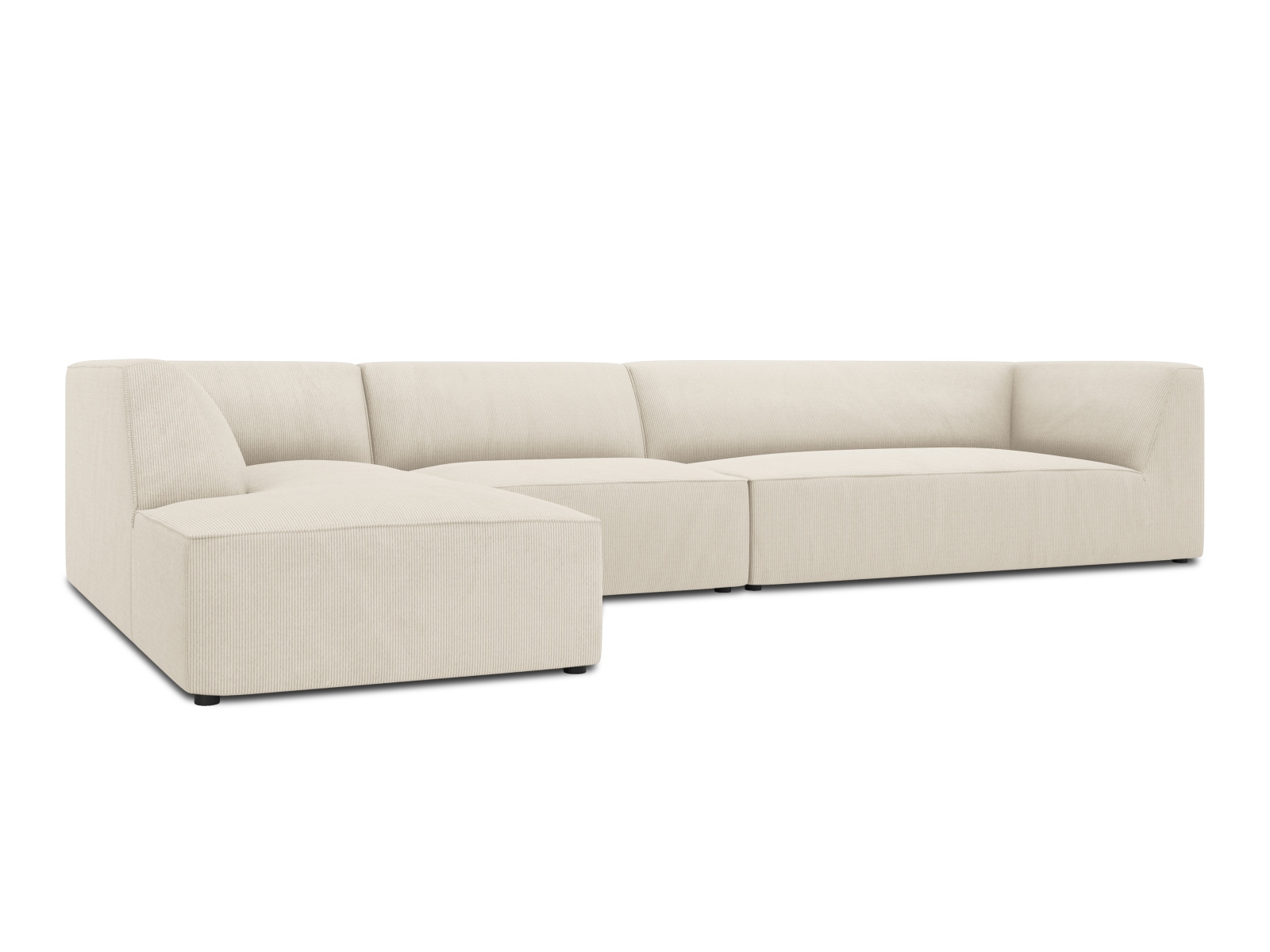 Modular Left Corner Sofa, "Ruby", 5 Seats, 366x180x69