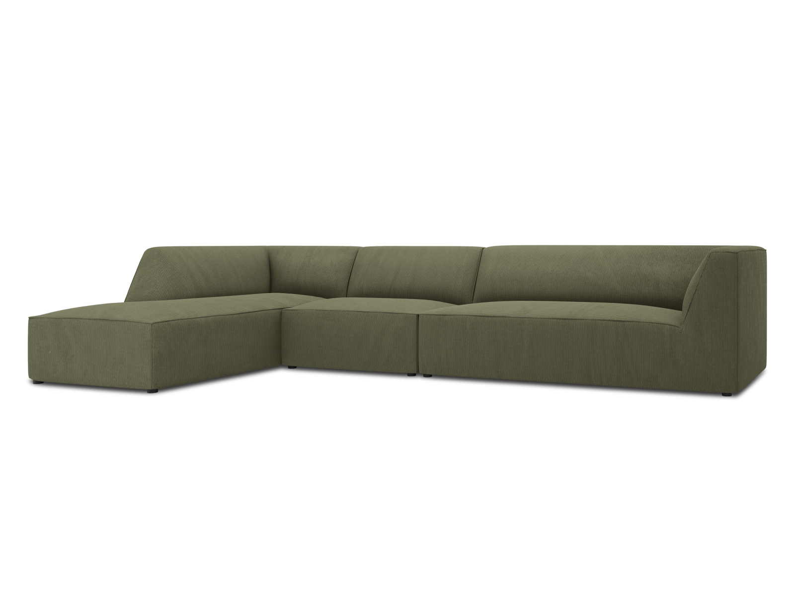 Modular Left Corner Sofa, "Ruby", 5 Seats, 366x180x69