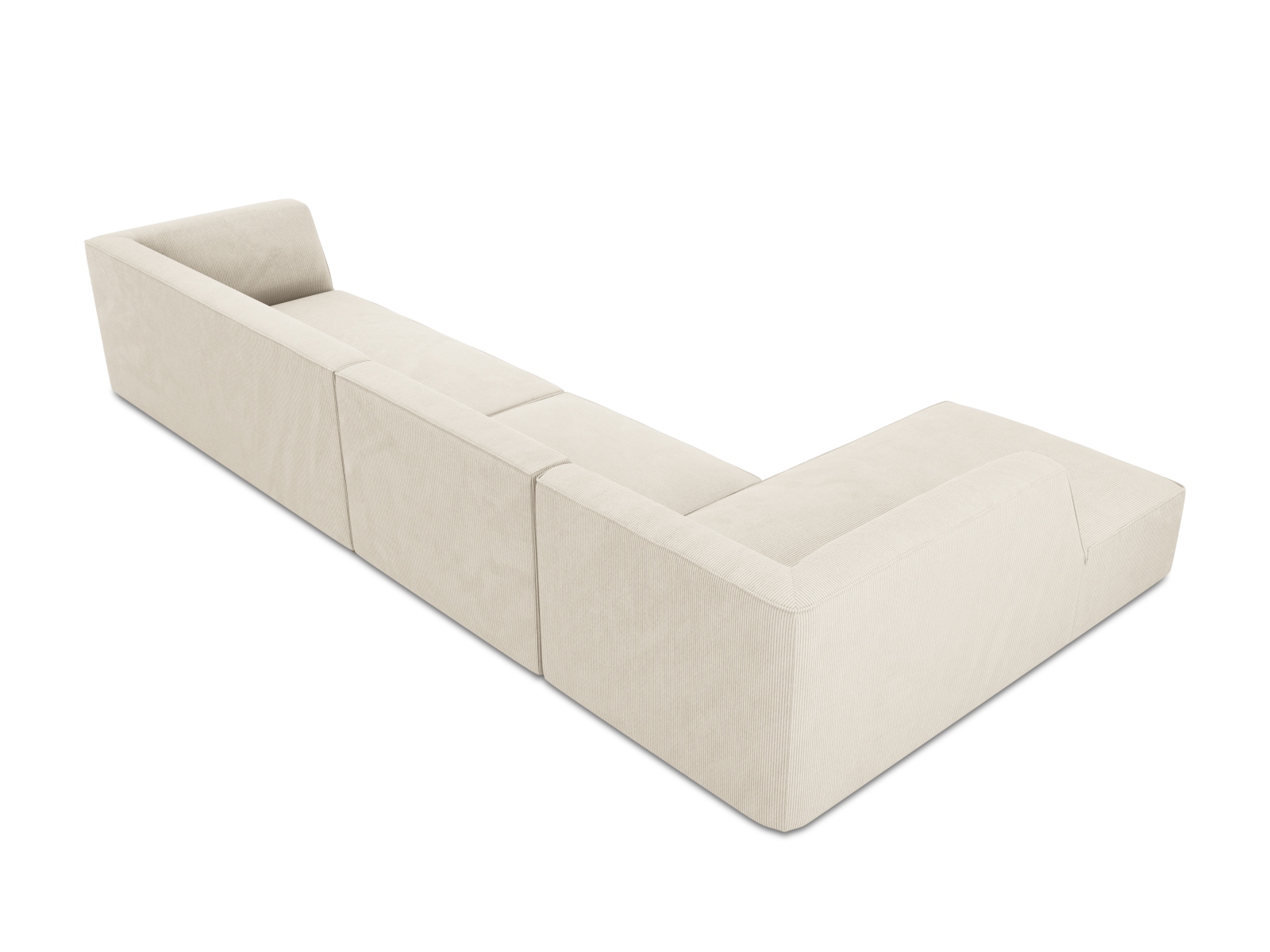 Modular Left Corner Sofa, "Ruby", 5 Seats, 366x180x69