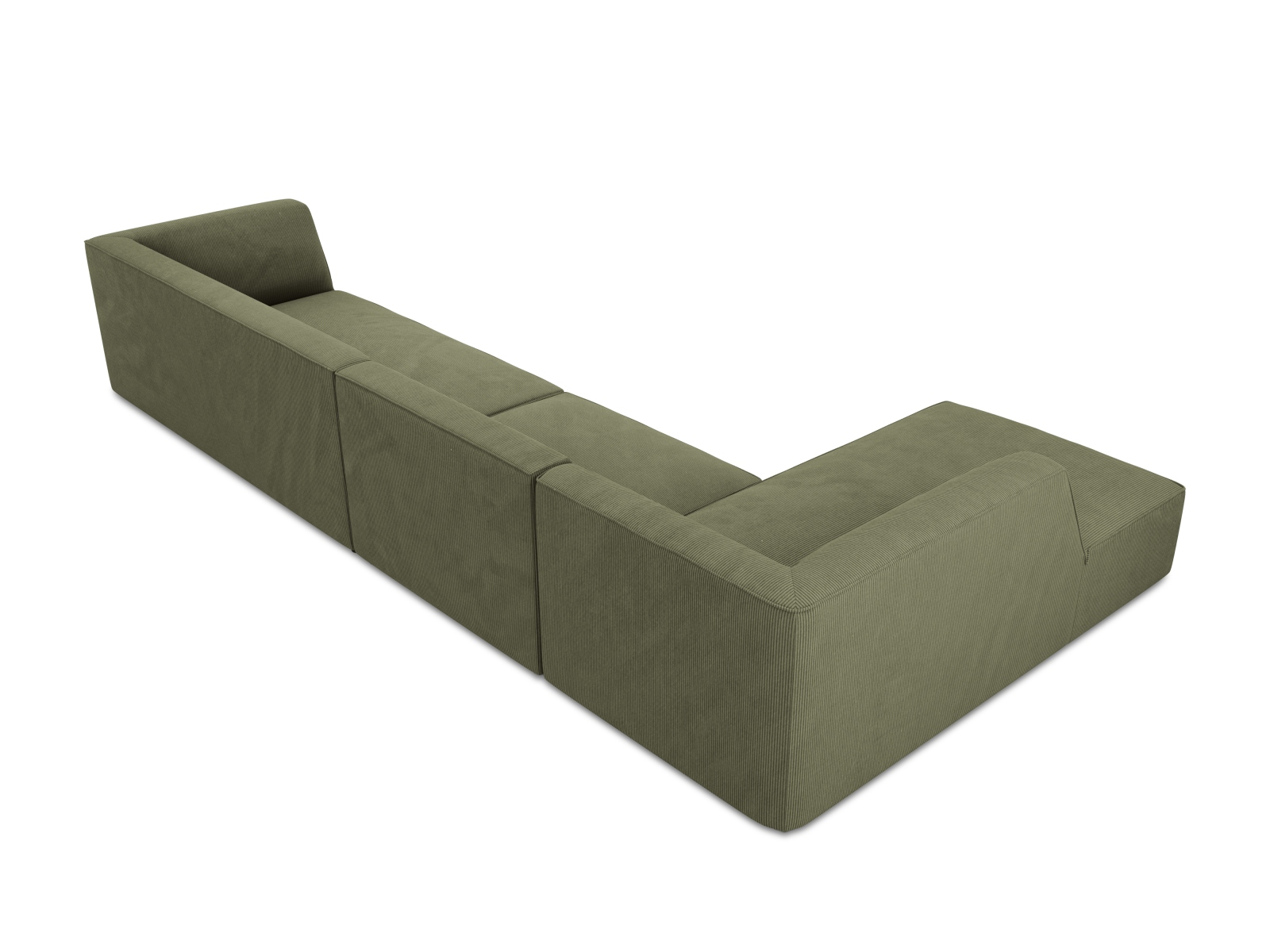 Modular Left Corner Sofa, "Ruby", 5 Seats, 366x180x69
